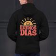 Buenos Dias Spanish Teacher Appreciation Back To School Men's Hoodie Back Print, gift for family, gift for coworker