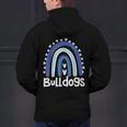 Bulldogs School Mascot Rainbow Teacher Lover Men's Hoodie Back Print, gift for family, gift for coworker Bulldogs School Mascot Rainbow Teacher Lover Men's Hoodie Back Print, gift for family, gift for coworker