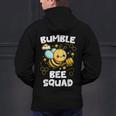 Bumble Bee Squad Honey Bumblebee Teacher Team Group Men's Hoodie Back Print, gift for family, gift for coworker