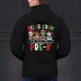 All Is Calm Just Kidding This Is Pre-K Christmas Teacher Men's Hoodie Back Print, gift for family, gift for coworker