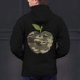 Camo Apple Camouflage Clothing School Student Camo Teacher Men Women Kids Men's Hoodie Back Print, gift for family, gift for coworker