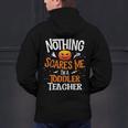 You Cannot Scare Me I'm An Toddler Teacher Halloween Men Women Kids Men's Hoodie Back Print, gift for family, gift for coworker