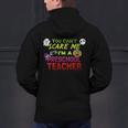 You Can't Scare Me I'm A Preschool Teacher Halloween Men's Hoodie Back Print, gift for family, gift for coworker