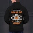 You Can't Scare Me I Teach Music Retro Teacher Halloween Men's Hoodie Back Print, gift for family, gift for coworker You Can't Scare Me I Teach Music Retro Teacher Halloween Men's Hoodie Back Print, gift for family, gift for coworker