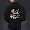 You Can't Scare Me I Teach Preschool Teacher Halloween Witch Men's Hoodie Back Print, gift for family, gift for coworker