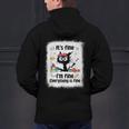 Cat It's Fine I'm Fine Everything Is Fine Teacher Life Men's Hoodie Back Print, gift for family, gift for coworker Cat It's Fine I'm Fine Everything Is Fine Teacher Life Men's Hoodie Back Print, gift for family, gift for coworker