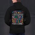 Childcare Teacher Negotiate With Toddlers Daycare Provider Men's Hoodie Back Print, gift for family, gift for coworker Childcare Teacher Negotiate With Toddlers Daycare Provider Men's Hoodie Back Print, gift for family, gift for coworker