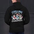 Chillin With My Snowmie Women Christmas Snowman Teacher Snow Men's Hoodie Back Print, gift for family, gift for coworker Chillin With My Snowmie Women Christmas Snowman Teacher Snow Men's Hoodie Back Print, gift for family, gift for coworker