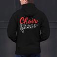 Choir Chorister Choir Teacher Choir Director Men's Hoodie Back Print, gift for family, gift for coworker
