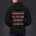 Christmas Alphabet Candy Cane Teachers Students Candy Cane For Men Women Kids Men's Hoodie Back Print, gift for family, gift for coworker Christmas Alphabet Candy Cane Teachers Students Candy Cane For Men Women Kids Men's Hoodie Back Print, gift for family, gift for coworker
