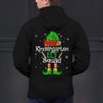 Christmas Kindergarten Elf Squad Teacher Student Men's Hoodie Back Print, gift for family, gift for coworker