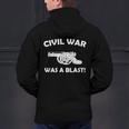 Civil War It Was A Blast History Teacher T-Shirt Men's Hoodie Back Print, History Teacher Hoodies, gift for family, gift for coworker