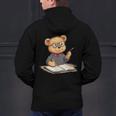 Classroom Fun With Teddy Bear Teacher Men's Hoodie Back Print, gift for family, gift for coworker