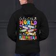 Color The World With Kindness Crayon Positivity Teacher Men's Hoodie Back Print, gift for family, gift for coworker