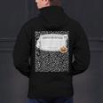 Composition Notebook Costume Adult Halloween For Teacher Men's Hoodie Back Print, gift for family, gift for coworker