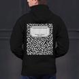 Composition Notebook Matching Group Halloween Teachers Men's Hoodie Back Print, gift for family, gift for coworker