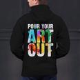 Cool Artist For Men Women Painter Art Teacher Paint Artists Men's Hoodie Back Print, gift for family, gift for coworker