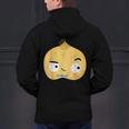 The Cool Bean Good Egg Teacher Halloween Costume Food Group Men's Hoodie Back Print, gift for family, gift for coworker