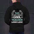 Cool Teacher Saying Teaching Student Men Women Men's Hoodie Back Print, gift for family, gift for coworker Cool Teacher Saying Teaching Student Men Women Men's Hoodie Back Print, gift for family, gift for coworker