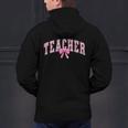 Coquette Bow Back To School First Day Teacher Men's Hoodie Back Print, gift for family, gift for coworker