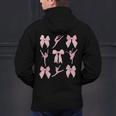 Coquette Bow Ballet Dance Teacher Coquette Women Dancing Men's Hoodie Back Print, gift for family, gift for coworker
