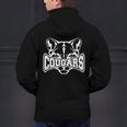 Cougars Teacher Student School Sports Fan Team Spirit Men's Hoodie Back Print, gift for family, gift for coworker