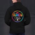 Cultivando Bilingues Dual Language Bilingual Team Teacher Men's Hoodie Back Print, gift for family, gift for coworker