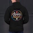 Cute Chaos Coordinator Teacher First Day Of School Men's Hoodie Back Print, gift for family, gift for coworker