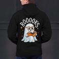 Cute Ghost Reading Book Librarian Teacher Halloween Costume Men's Hoodie Back Print, gift for family, gift for coworker Cute Ghost Reading Book Librarian Teacher Halloween Costume Men's Hoodie Back Print, gift for family, gift for coworker