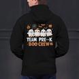 Cute Ghosts Pre-K Boo Crew Teachers Halloween Party Team For Men Women Kids Men's Hoodie Back Print, gift for family, gift for coworker