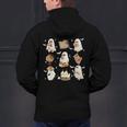 Cute Ghosts Reading Book Bookworm Halloween History Teacher Men's Hoodie Back Print, History Teacher Hoodies, gift for family, gift for coworker Cute Ghosts Reading Book Bookworm Halloween History Teacher Men's Hoodie Back Print, History Teacher Hoodies, gift for family, gift for coworker