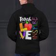 Cute Teach Love And Inspire Men Women Teacher Men's Hoodie Back Print, gift for family, gift for coworker Cute Teach Love And Inspire Men Women Teacher Men's Hoodie Back Print, gift for family, gift for coworker