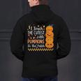 Cute Teacher Halloween For Women Men Teacher Pumpkin Men's Hoodie Back Print, gift for family, gift for coworker