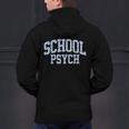 Cute Wildflower School Psych Teacher School Psychologist Men's Hoodie Back Print, gift for family, gift for coworker Cute Wildflower School Psych Teacher School Psychologist Men's Hoodie Back Print, gift for family, gift for coworker