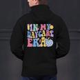 In My Daycare Era Groovy Teacher Daycare First Day Of School Men's Hoodie Back Print, Groovy Teacher Hoodies, gift for family, gift for coworker In My Daycare Era Groovy Teacher Daycare First Day Of School Men's Hoodie Back Print, Groovy Teacher Hoodies, gift for family, gift for coworker