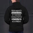 Dear Parents Your Expectations Of Teachers Should Match Men Women Men's Hoodie Back Print, gift for family, gift for coworker Dear Parents Your Expectations Of Teachers Should Match Men Women Men's Hoodie Back Print, gift for family, gift for coworker