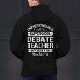 Debate Teacher Tshirt For Men Women Men's Hoodie Back Print, gift for family, gift for coworker