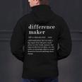Difference Maker Definition Best Friend Teacher Life Men's Hoodie Back Print, gift for family, gift for coworker
