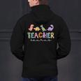 Dinosaur Teacher Teachersaurus Rex Dino Men's Hoodie Back Print, gift for family, gift for coworker Dinosaur Teacher Teachersaurus Rex Dino Men's Hoodie Back Print, gift for family, gift for coworker