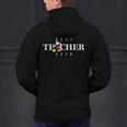 Disney Mickey Mouse Thumbs Up Best Teacher Ever Teacher Men's Hoodie Back Print, gift for family, gift for coworker