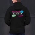 What Does The Text Say Text Evidence Reading Teacher For Men Women Men's Hoodie Back Print, gift for family, gift for coworker