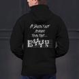 It Doesn't Get Scarier Halloween Music Teacher Costume For Men Women Men's Hoodie Back Print, gift for family, gift for coworker