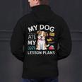 My Dog Ate My Lesson Plan Teacher Back To School Men's Hoodie Back Print, gift for family, gift for coworker My Dog Ate My Lesson Plan Teacher Back To School Men's Hoodie Back Print, gift for family, gift for coworker