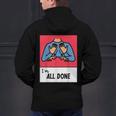 All Done Sped Teacher ASL Teacher Neurodiversity Hand Sign Men's Hoodie Back Print, gift for family, gift for coworker All Done Sped Teacher ASL Teacher Neurodiversity Hand Sign Men's Hoodie Back Print, gift for family, gift for coworker