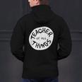 Dr Seuss Teacher Of All Things Red Emblem Men's Hoodie Back Print, gift for family, gift for coworker