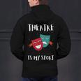Drama Teacher For Theatre And Performing Arts Men's Hoodie Back Print, gift for family, gift for coworker