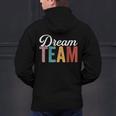 Dream Team Last Day Of School Back To School Teacher Kids Men's Hoodie Back Print, gift for family, gift for coworker Dream Team Last Day Of School Back To School Teacher Kids Men's Hoodie Back Print, gift for family, gift for coworker