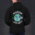 Earth Day Rotation Of The Earth Makes My Day Science Teacher Men's Hoodie Back Print, Science Teacher Hoodies, gift for family, gift for coworker