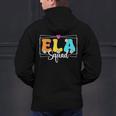 ELA Squad Teacher Back To School English Language Arts Men's Hoodie Back Print, English Teacher Hoodies, gift for family, gift for coworker ELA Squad Teacher Back To School English Language Arts Men's Hoodie Back Print, English Teacher Hoodies, gift for family, gift for coworker