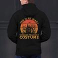 English Teacher Matching This Is My Scary Halloween Costume Men's Hoodie Back Print, English Teacher Hoodies, gift for family, gift for coworker